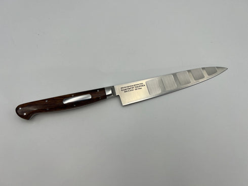 堺 孝行 グランドシェフSP TypeⅠ SW鋼 ペティーナイフ 洋包丁 デザートアイアンウッド(杉原モデル)柄 3